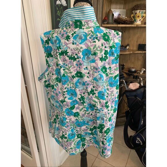 Talbots SLEEVELESS NON-IRON BUTTON DOWN -NWOT - Picture 3 of 11